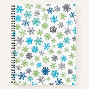 Snowflake pattern notebook
