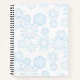 Snowflake pattern notebook