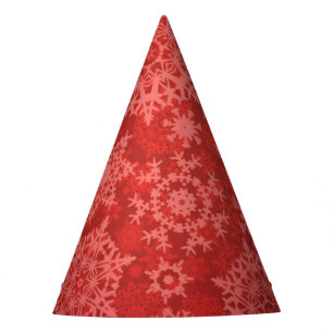 Snowflake pattern party hat