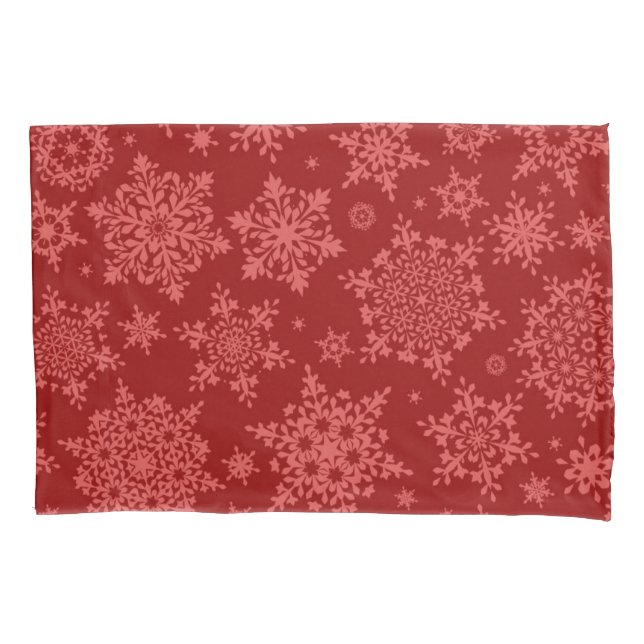 Snowflake pattern	 pillowcase (Front)