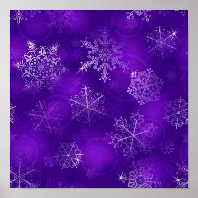 Snowflake pattern	 poster (Front)