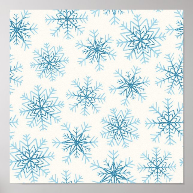 Snowflake pattern	 poster (Front)
