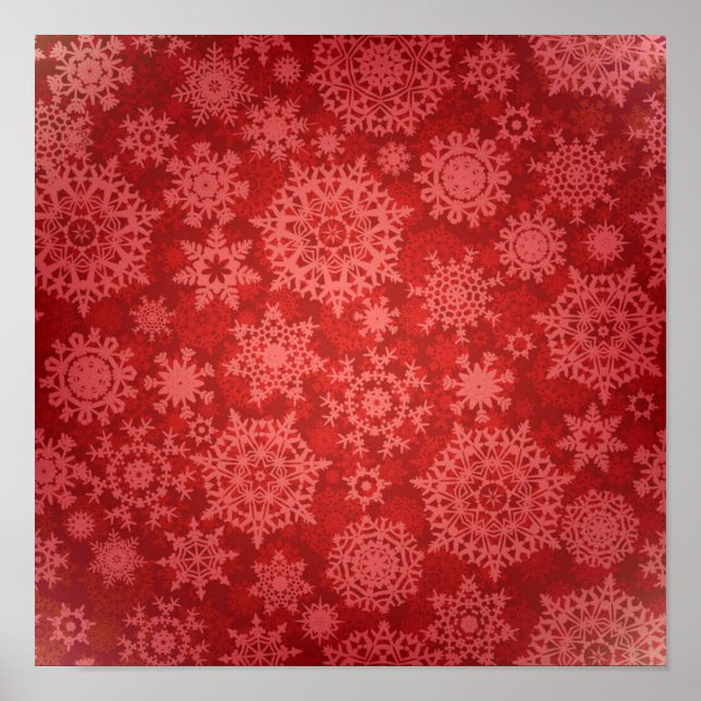 Snowflake pattern	 poster (Front)