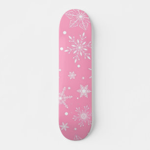 Snowflake pattern skateboard