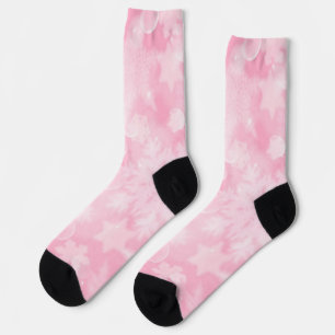 Snowflake pattern socks