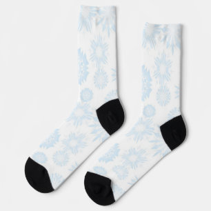 Snowflake pattern socks