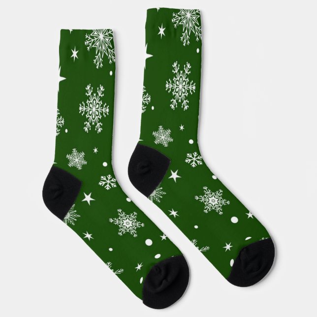 Snowflake pattern socks (Right)