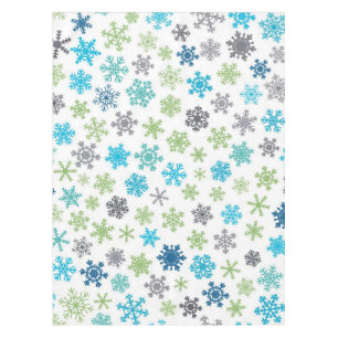 Snowflake pattern tablecloth