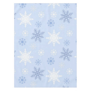 Snowflake pattern tablecloth