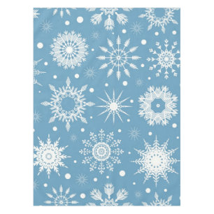 Snowflake pattern tablecloth