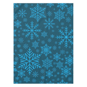 Snowflake pattern tablecloth