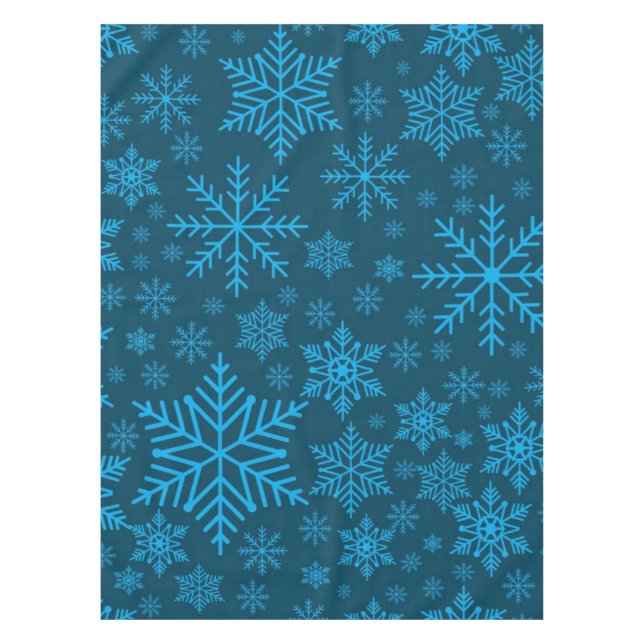 Snowflake pattern	 tablecloth (Front)