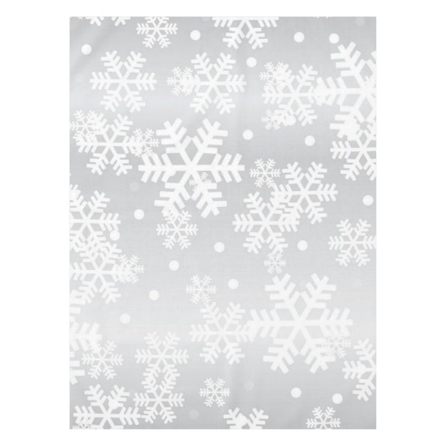 Snowflake pattern	 tablecloth (Front)