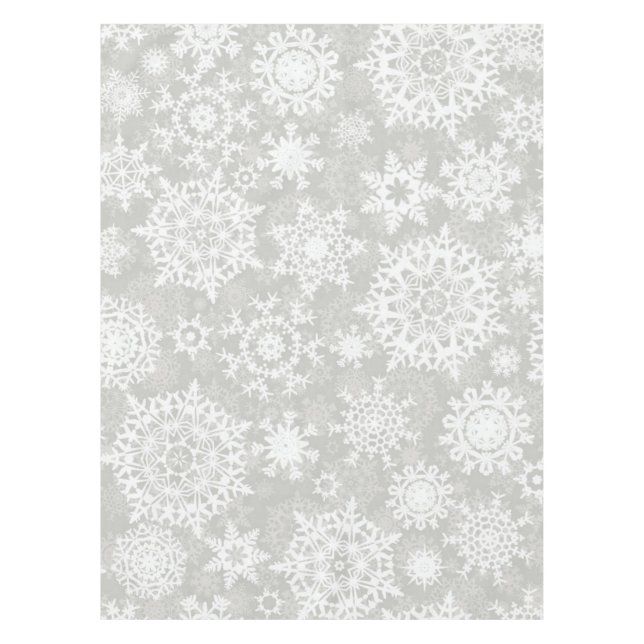 Snowflake pattern	 tablecloth (Front)