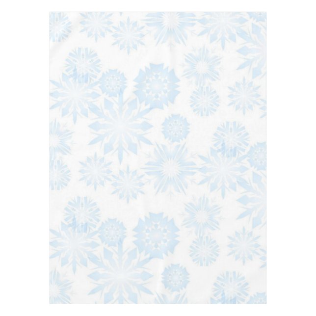 Snowflake pattern	 tablecloth (Front)