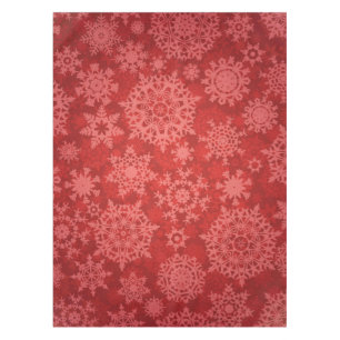 Snowflake pattern tablecloth