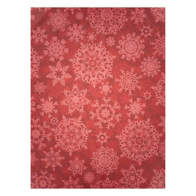 Snowflake pattern	 tablecloth (Front)