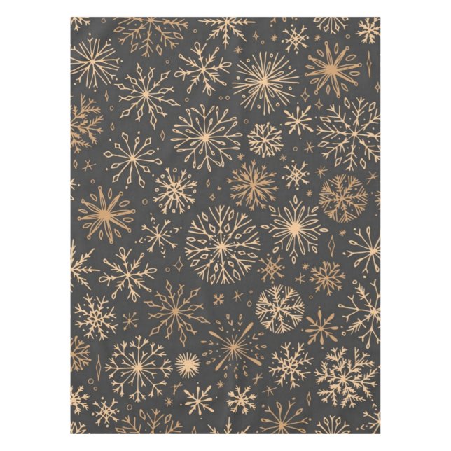 Snowflake pattern	 tablecloth (Front)