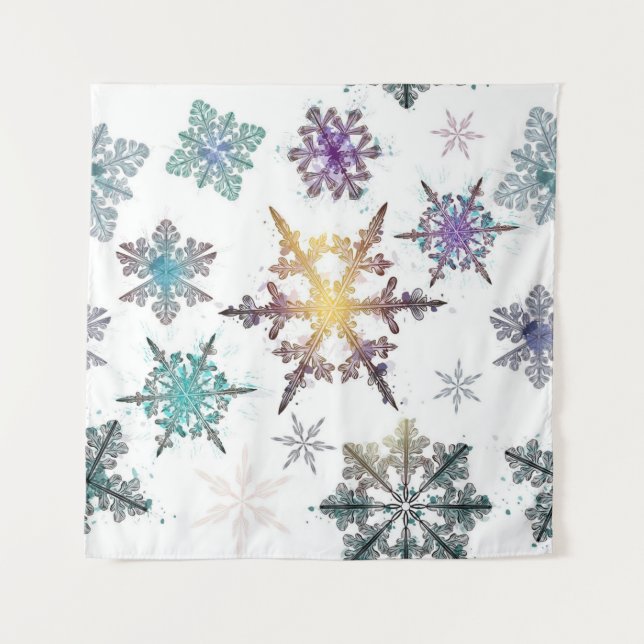 Snowflake pattern	 tapestry (Front)