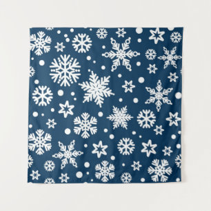 Snowflake pattern tapestry