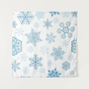 Snowflake pattern tapestry