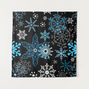 Snowflake pattern tapestry