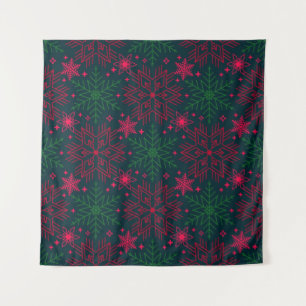 Snowflake pattern	 tapestry