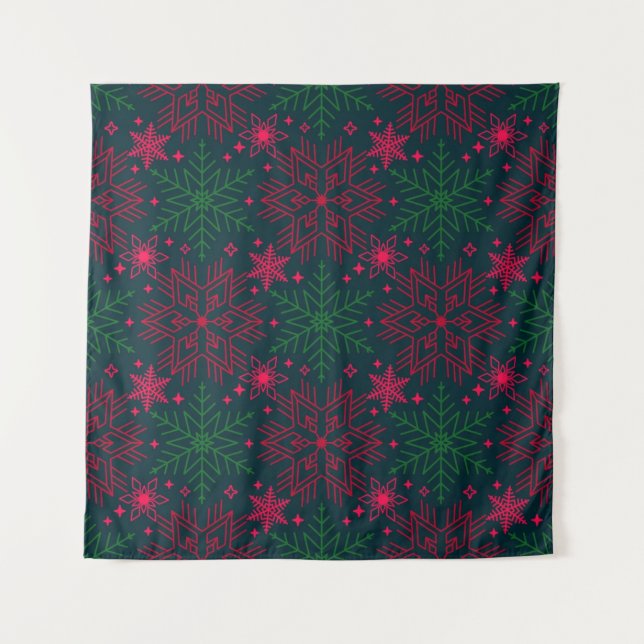 Snowflake pattern	 tapestry (Front)