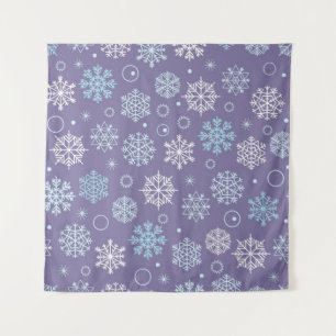 Snowflake pattern tapestry