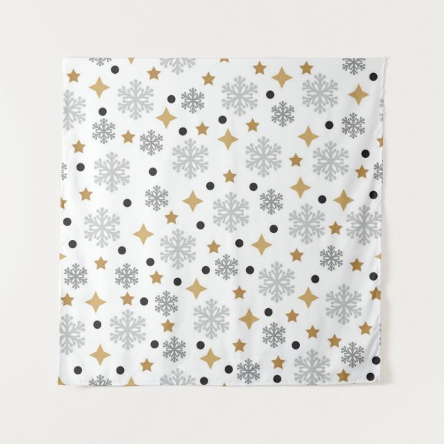 Snowflake pattern	 tapestry (Front)
