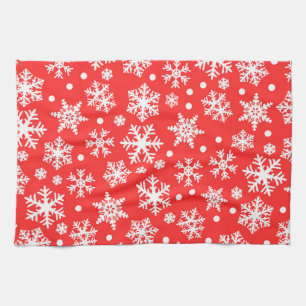 Snowflake Pattern Tea Towel