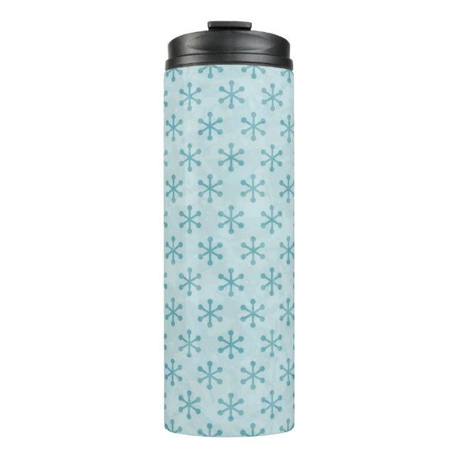 Snowflake pattern	 thermal tumbler (Front)