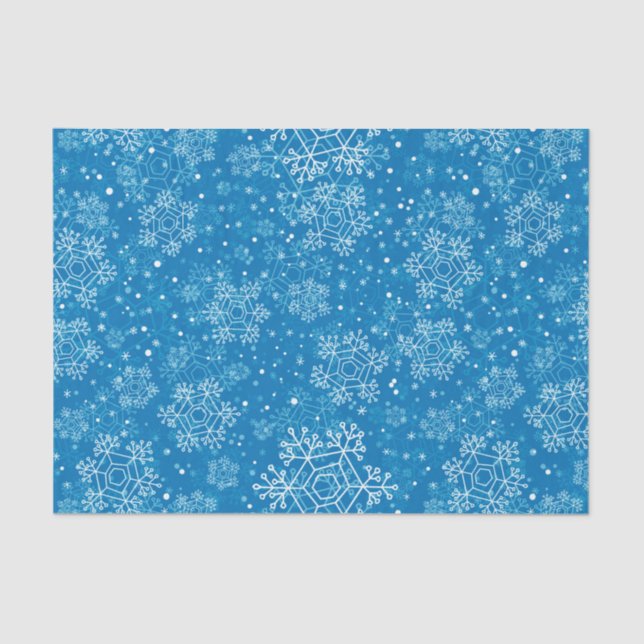 Snowflake pattern tissue paper (Front)