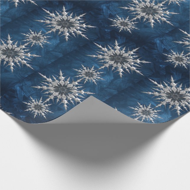 Snowflake pattern Wrapping Paper (Corner)