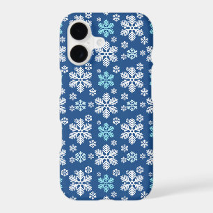 Snowflake Patterned Blue