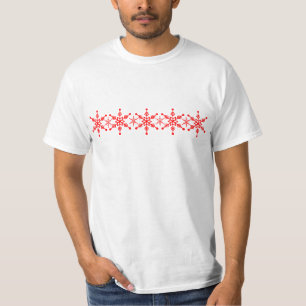 Snowflake Patterned Festive Top