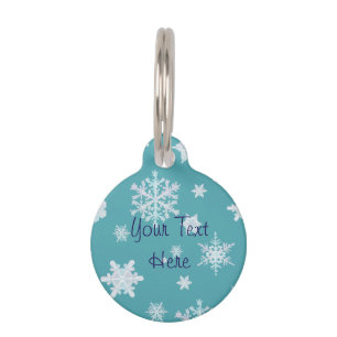 Snowflake Pet Tag