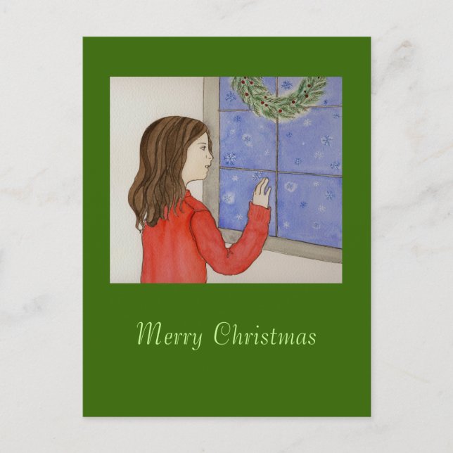 snowflake postcard (Front)