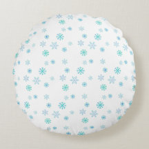 Snowflake Pouf Pillow