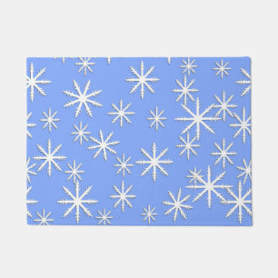 Snowflake  Print Doormat
