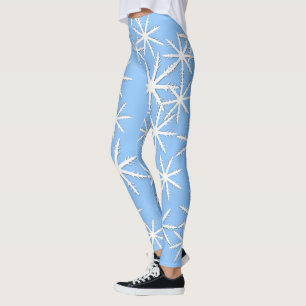 Snowflake Print Leggings