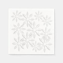Snowflake  Print Napkin