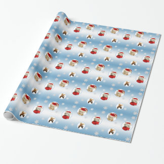 Snowflake & Reindeer Christmas Wrapping Paper