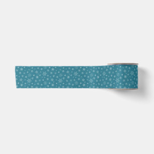 Snowflake ribbon satin ribbon
