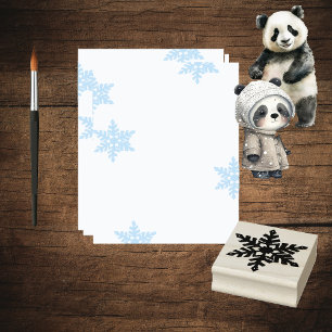 Snowflake Rubber Stamp