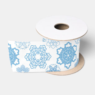 Snowflake Satin Ribbon