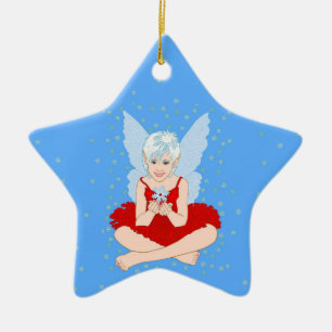 Snowflake Season Ceramic Tree Decoration