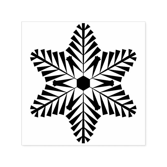 Snowflake Self Inking Stamp (Design)