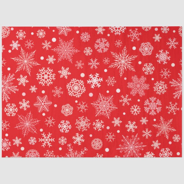 Snowflake Series 16 Design 9 Tissue Paper (Front)