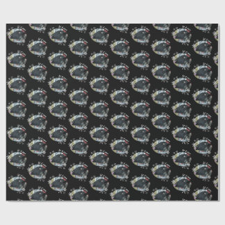 Snowflake Sheep Let it Snow Holiday Wrapping Paper